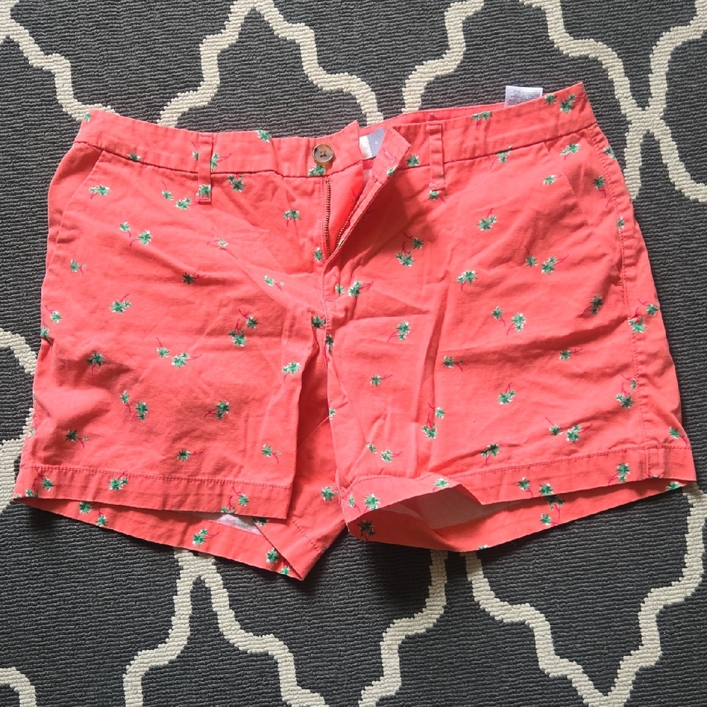 Old Navy Pink and Green Bermuda Shorts